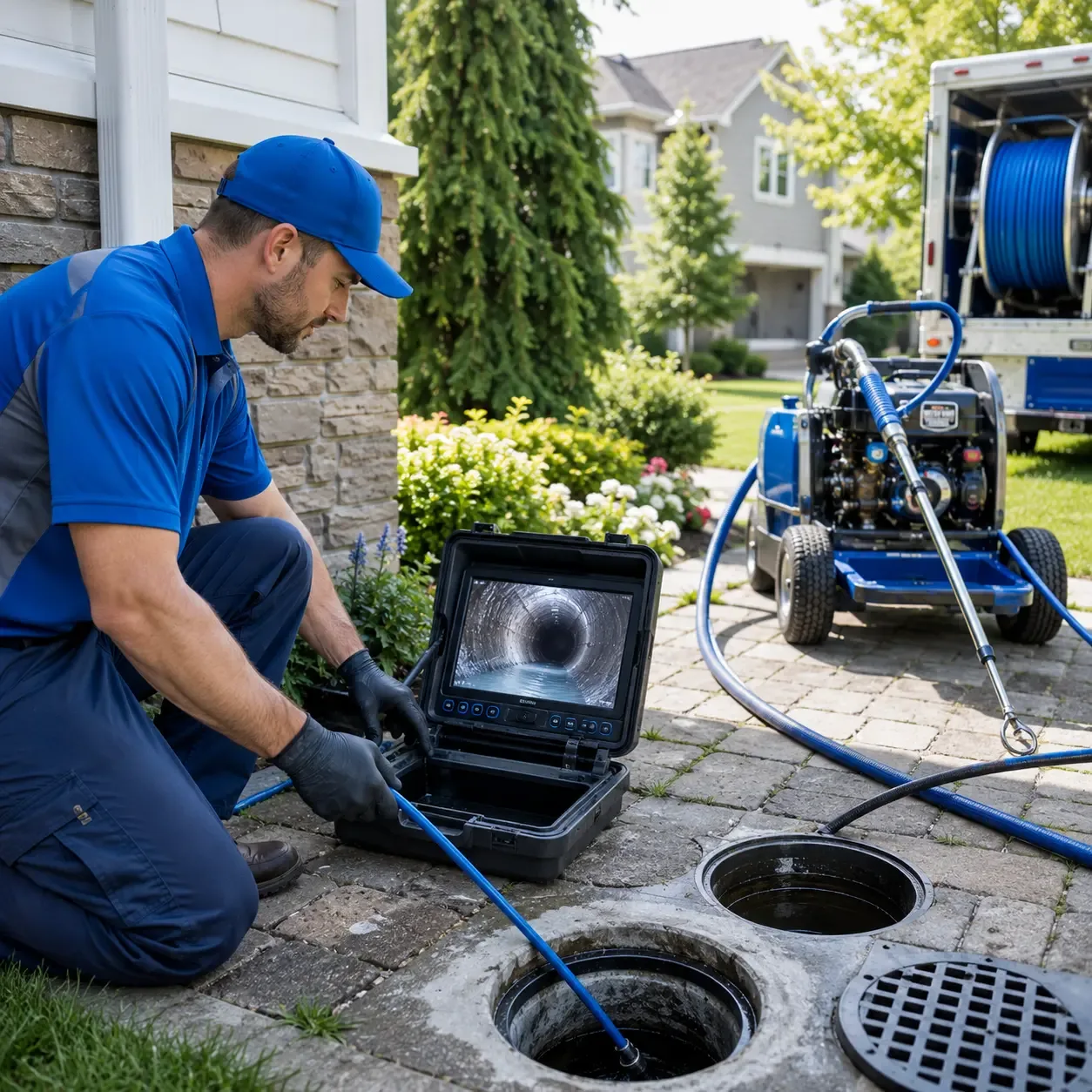 Outdoor drain cleaning professionals serving Warriors Mark, PA